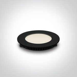 The 3-12W Round Recessed Panels Aluminium