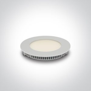 The 3-12W Round Recessed Panels Aluminium