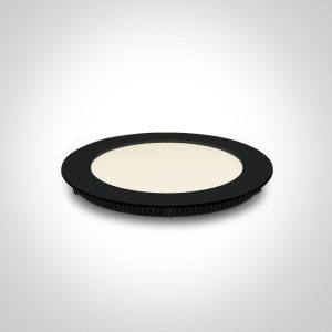 The 3-12W Round Recessed Panels Aluminium