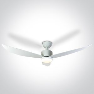 White Body Ceiling Fans White ABS Blades