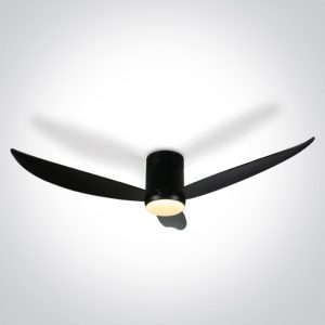 Black Body Ceiling Fans Black ABS Blades