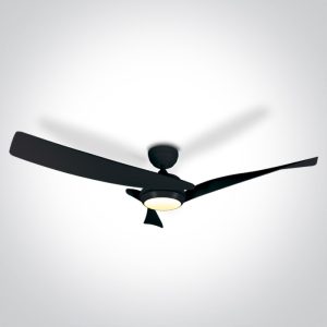Black Body Ceiling Fans Black ABS Blades