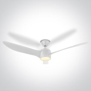 White Body Ceiling Fans White ABS Blades