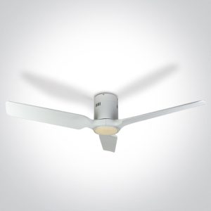 White Body Ceiling Fans White Wood Blades