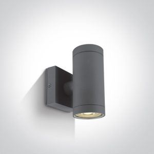 The GU10 Outdoor Wall Cylinders Aluminium