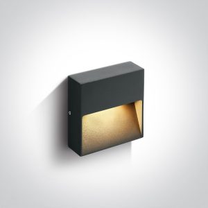 Square Wall Dark Lights Aluminium