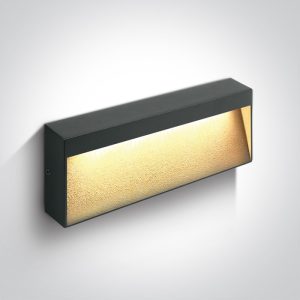 Square Wall Dark Lights Aluminium