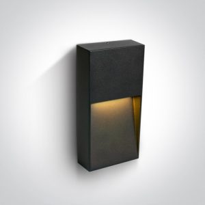 Square Wall Dark Lights Aluminium