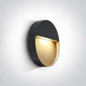 Round Indoor/Outdoor Wall Dark Lights Aluminium