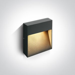 Square Wall Dark Lights Aluminium