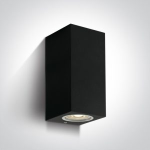 The GU10 Outdoor Wall Cube Lights Aluminium