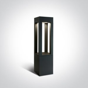 The Cage Light Bollards Aluminium