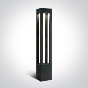 The Cage Light Bollards Aluminium