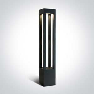 The Cage Light Bollards Aluminium