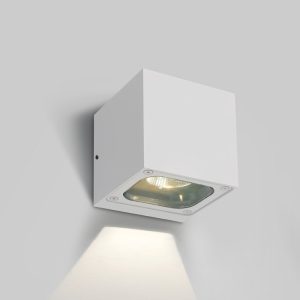 The Cube Wall Lights Aluminium