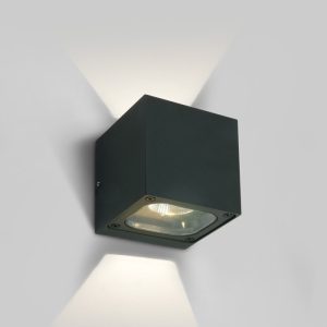 The Cube Wall Lights Aluminium