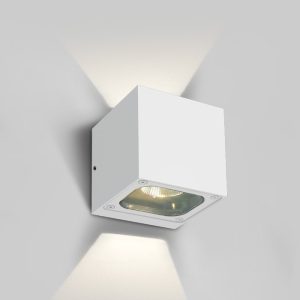The Cube Wall Lights Aluminium