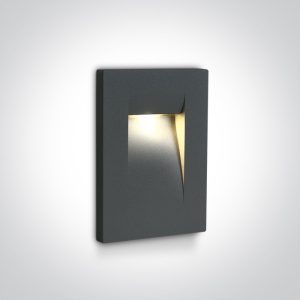 Outdoor Dark Light Wall Recessed Aluminium