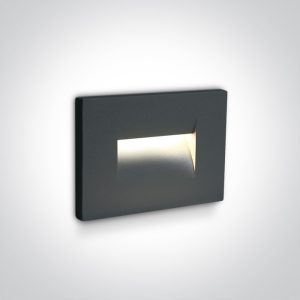 Outdoor Dark Light Wall Recessed Aluminium