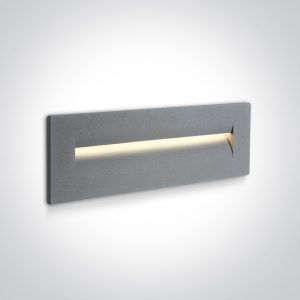 Outdoor Dark Light Wall Recessed Aluminium