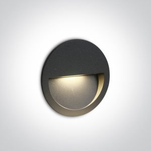 Outdoor Dark Light Wall Recessed Aluminium